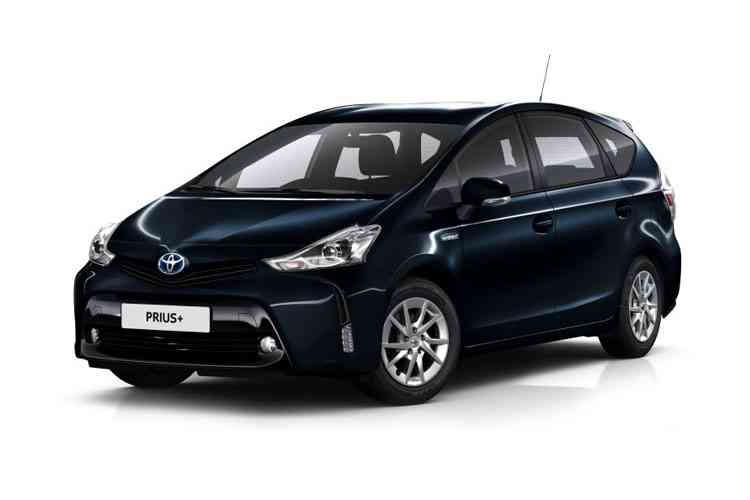 prius plus toyota in dark blue