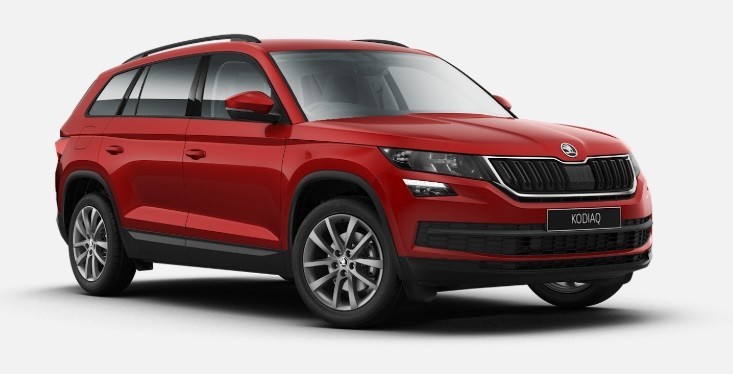 Skoda Kodiaq in red