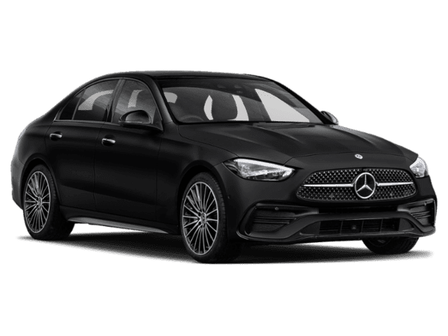 Mercedes Car on a Transparent Background